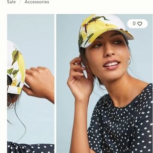 Lemon Print Women's Cap